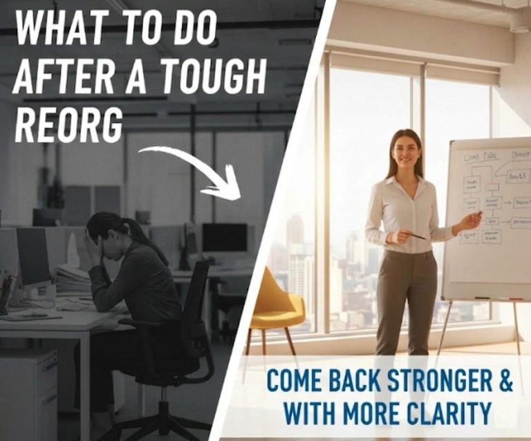 What to Do After a Tough Reorg and How to Come Back Stronger with More Clarity