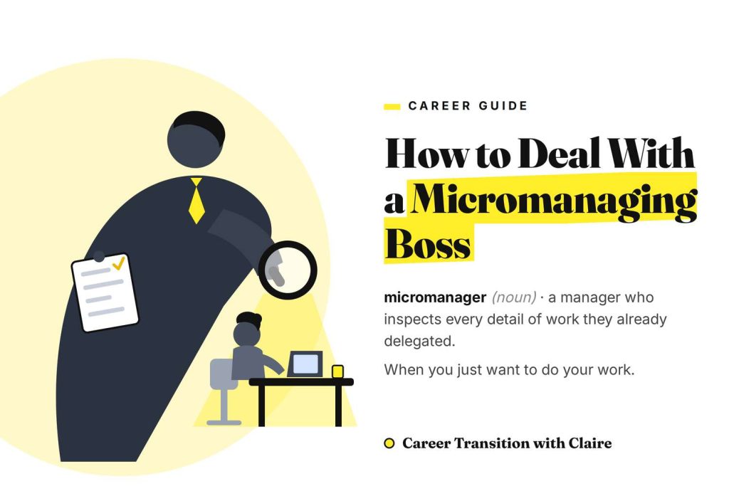 how to deal with micromanaging boss as a woman